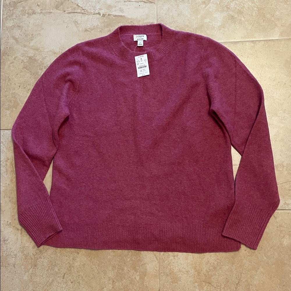 Ladies J crew sweater size large NWT